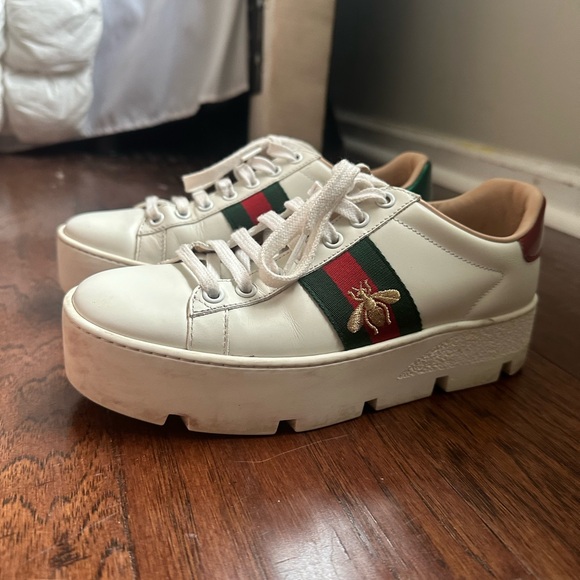 Gucci platform sneakers - Picture 3 of 5